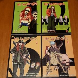 My Sassy Girl Volumes 1-4 Manga Set - Green & Peach Covers